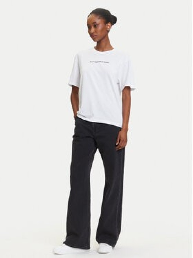 Karl Lagerfeld Jeans T-Shirt A3W17039 Biały Regular Fit