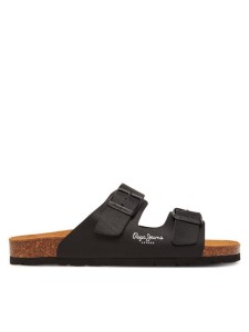 Pepe Jeans Klapki PLS90638 Czarny