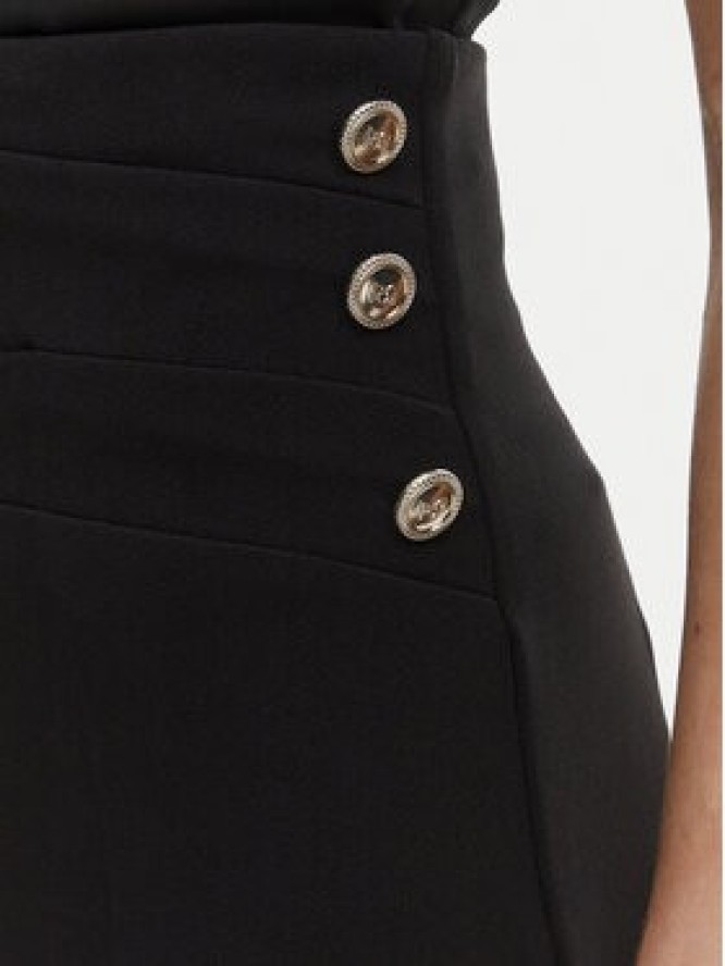 Rinascimento Spodnie palazzo CFC0020264002 Czarny Flare Fit