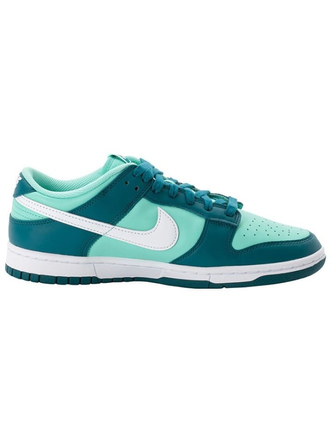 Nike Sportswear Skórzane sneakersy "Dunk Low" w kolorze turkusowym rozmiar: 40,5