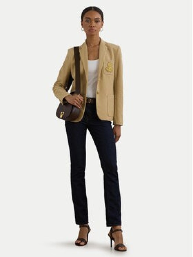 Lauren Ralph Lauren Marynarka 200797305013 Beżowy Regular Fit