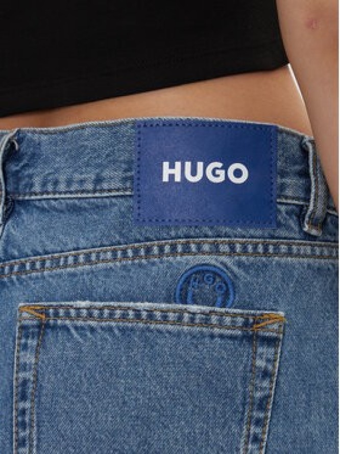 HUGO Szorty jeansowe Gimusa_B 50540565 Niebieski Relaxed Fit