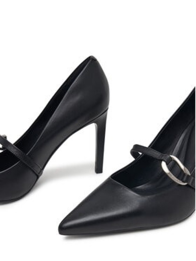 Calvin Klein Szpilki Ess Stiletto 90 Hdw Lth HW0HW03303 Czarny