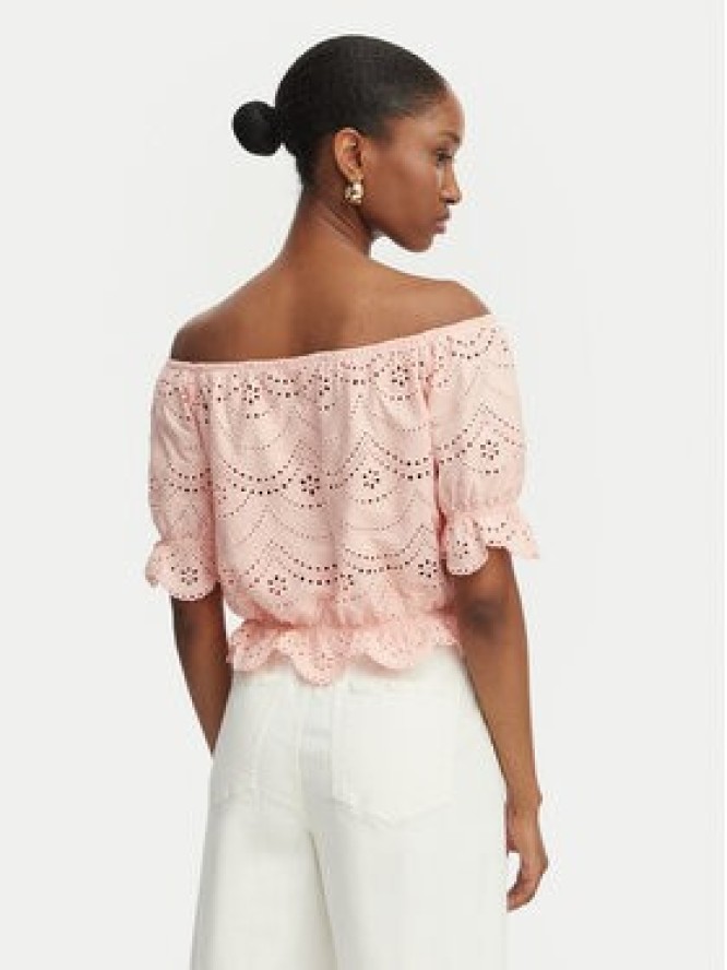 Guess Bluzka W6GP47 K3336 Koralowy Regular Fit