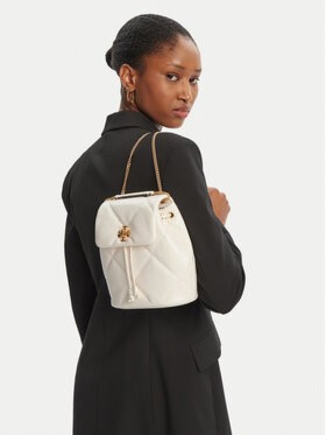 Tory Burch Plecak Kira Diamond 170485 Biały