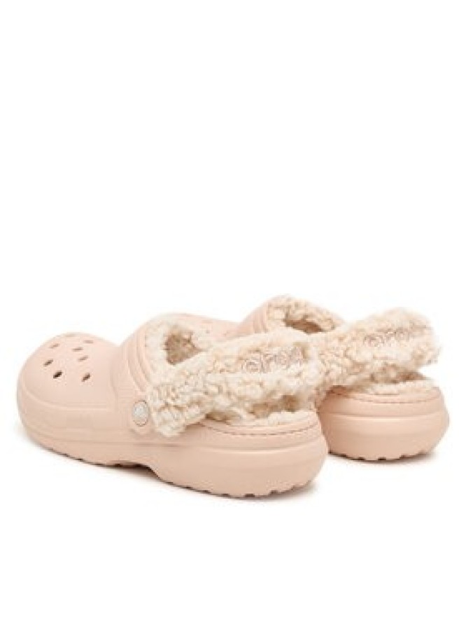 Crocs Klapki Classic Fleece Lined Clog Quartz 211396 Różowy