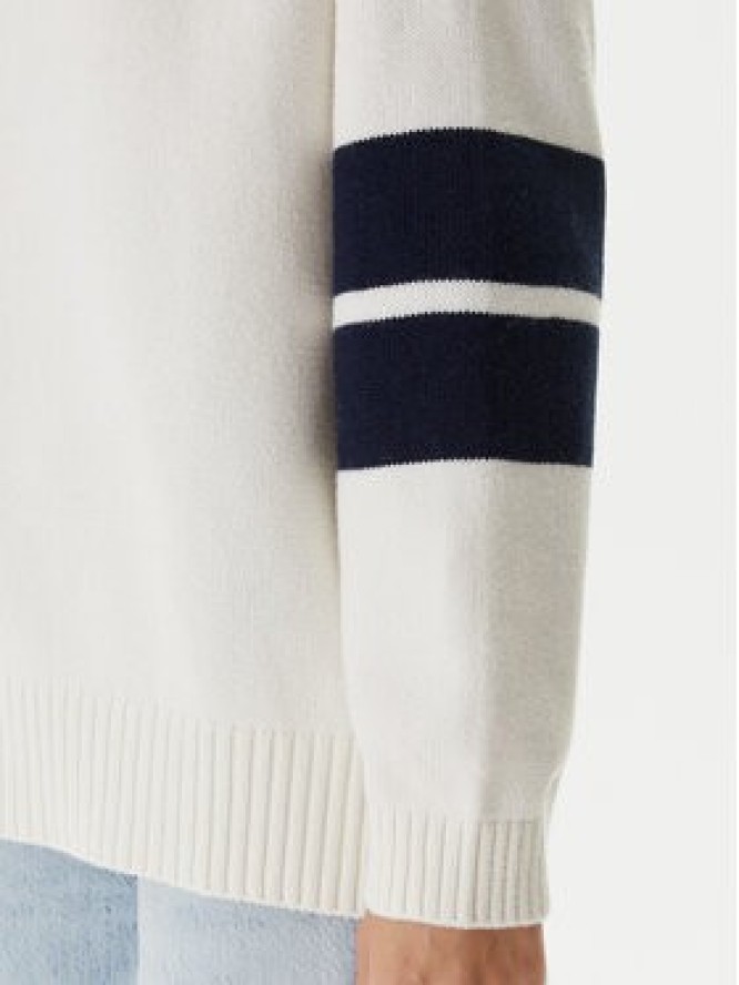 Guess Jeans Sweter W5BR10 Z0561 Écru Relaxed Fit