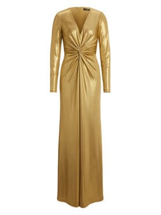 LAUREN RALPH LAUREN Sukienka wieczorowa 253979967001 Złoty Slim Fit
