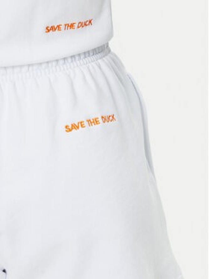 Save The Duck Szorty materiałowe DF2053W CLEE20 Biały Regular Fit