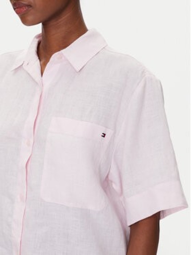 Tommy Hilfiger Koszula WW0WW44720 Różowy Relaxed Fit