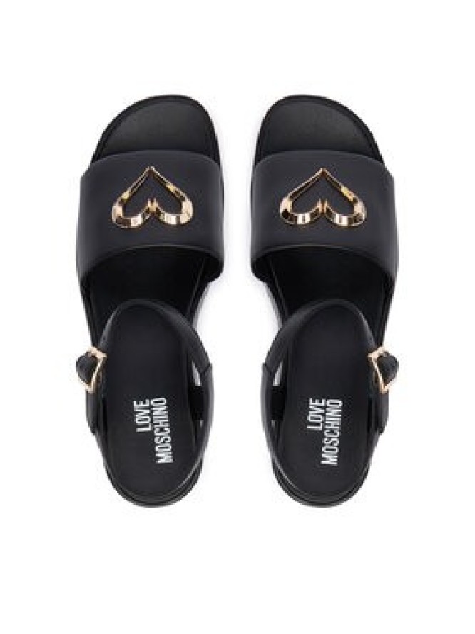 LOVE MOSCHINO Sandały JA16127I0OIA0000 Czarny