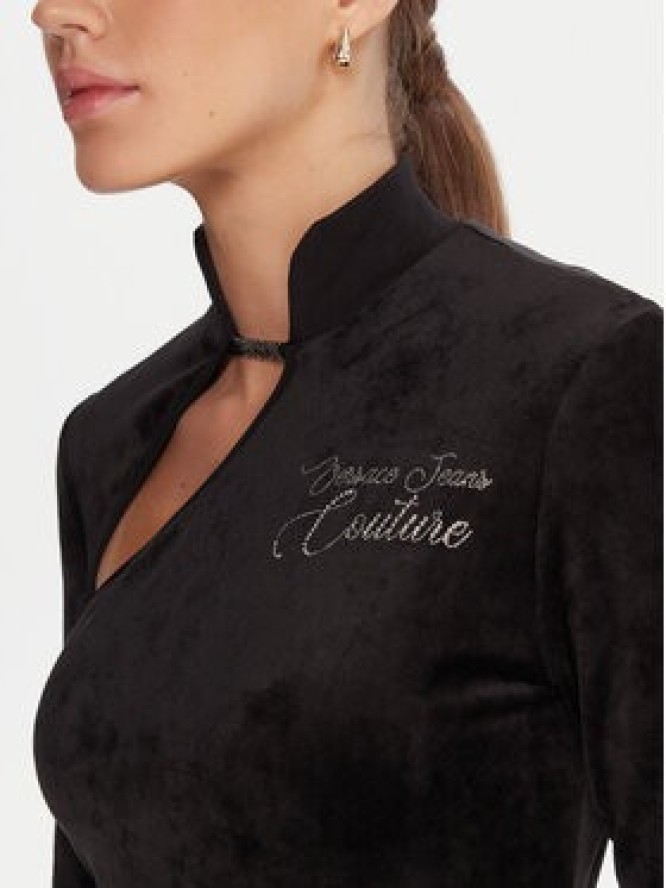 Versace Jeans Couture Sukienka koktajlowa 79HAO9A1 J0241 Czarny Slim Fit