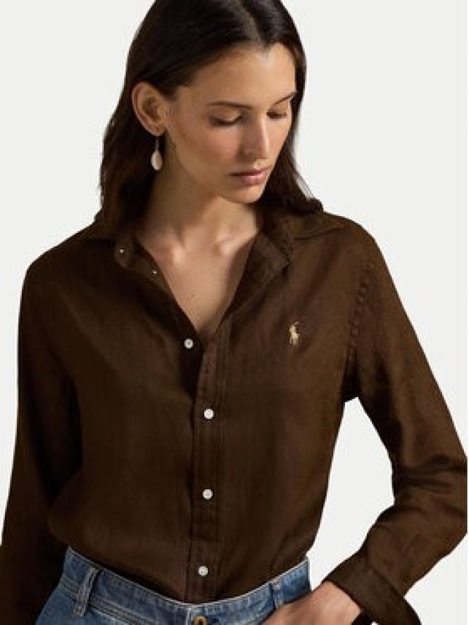 Polo Ralph Lauren Koszula 211970730508 Brązowy Regular Fit