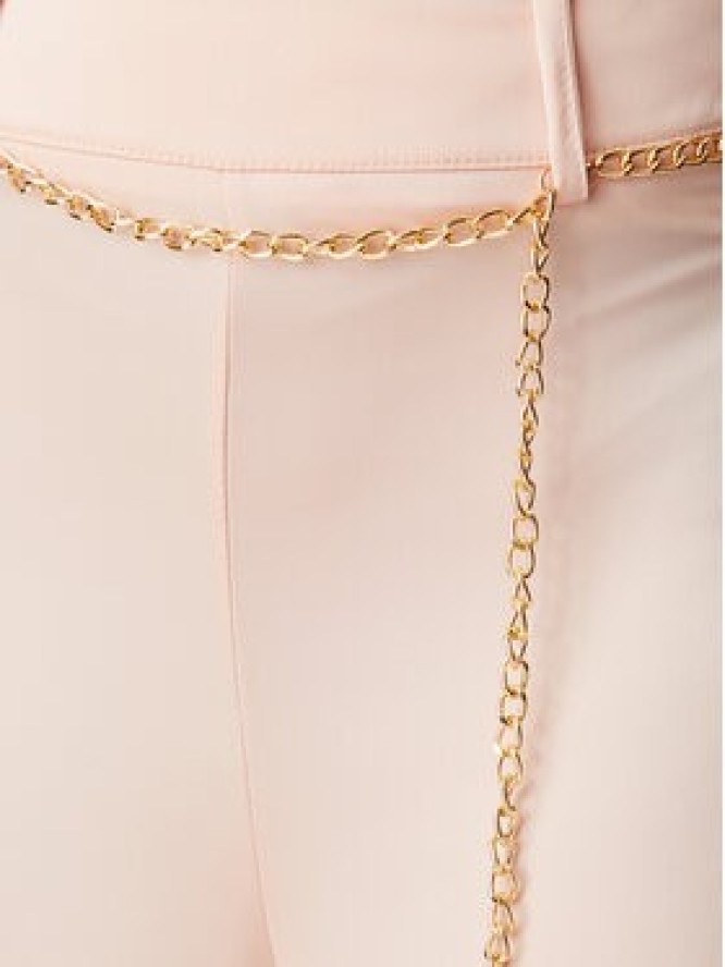 Rinascimento Spodnie materiałowe CFC0122582003 Różowy Regular Fit