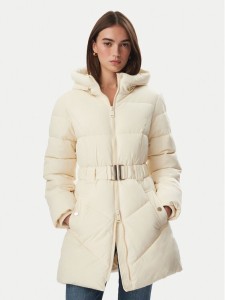 Guess Kurtka zimowa W6BL50 W4144 Kremowy Regular Fit