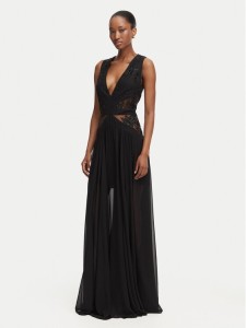 Babylon Sukienka wieczorowa W EL0706 Czarny Regular Fit