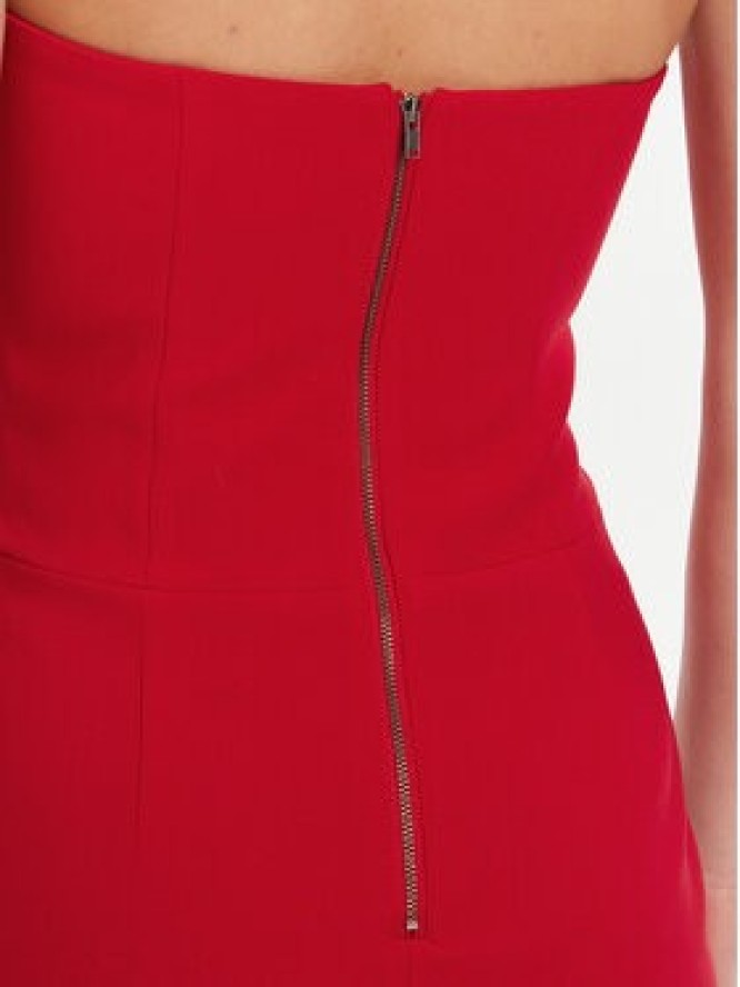 Bardot Sukienka koktajlowa 59728DB Czerwony Slim Fit