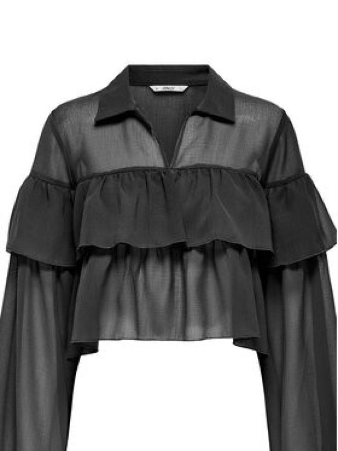 ONLY Bluzka Suzzi 15360661 Czarny Regular Fit