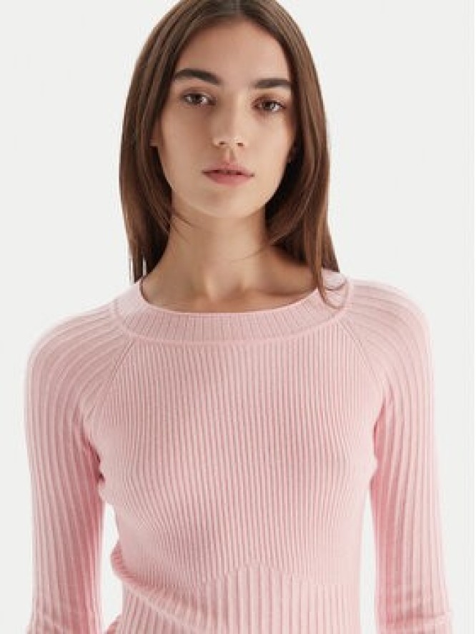 Patrizia Pepe Sweter 2K0337/K7S0-M555 Różowy Regular Fit