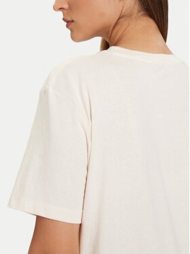 Guess T-Shirt V5BI09 I3Z14 Écru Relaxed Fit