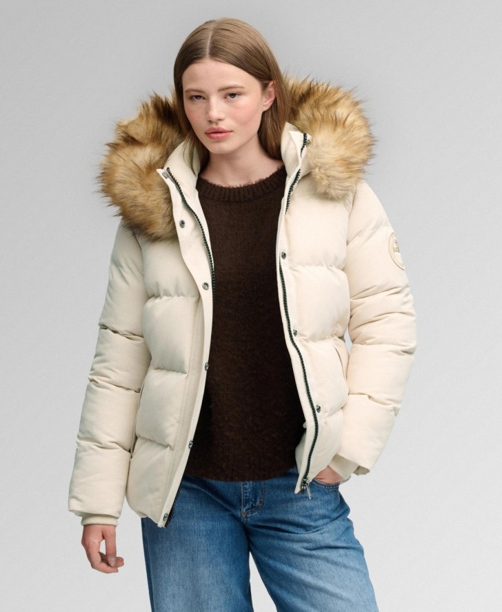 superdry Kurtka Everest Classic Puffer luźny krój