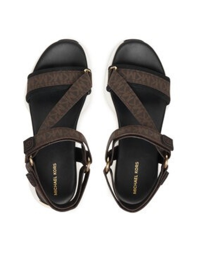 MICHAEL Michael Kors Sandały Bowie Sandal 43S6BWFA1B Brązowy