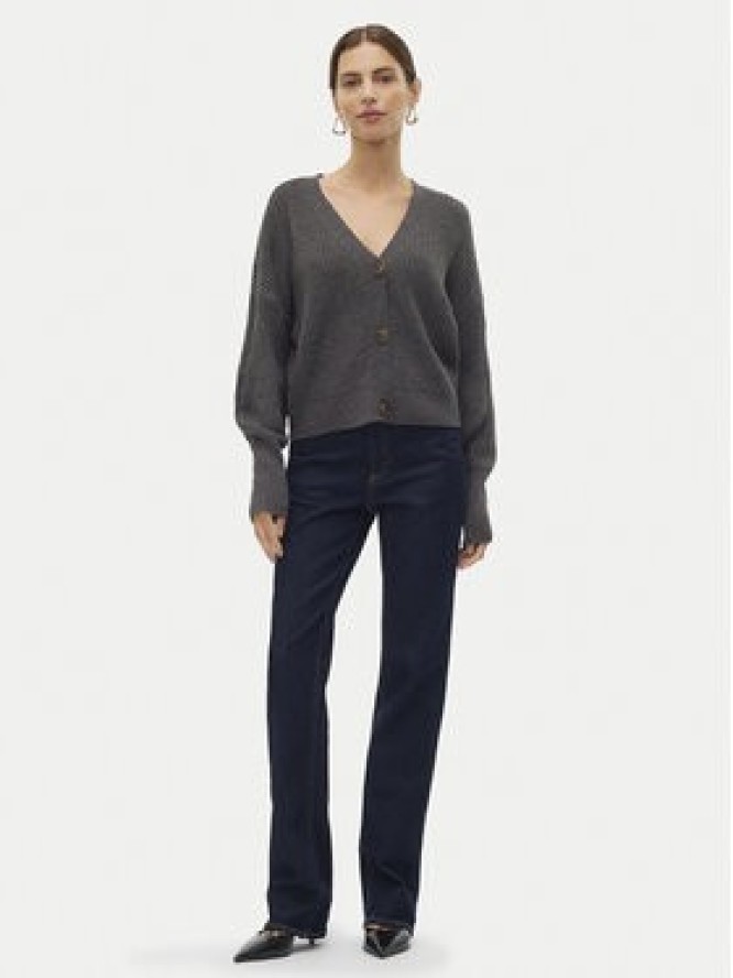 Vero Moda Kardigan Lea 10249632 Szary Regular Fit