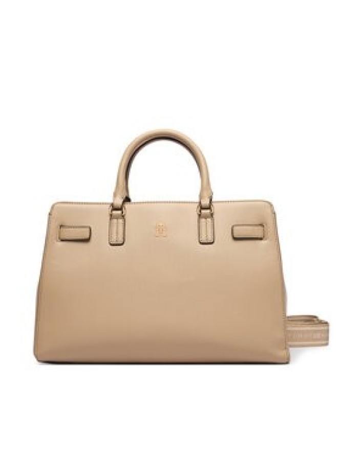 Tommy Hilfiger Torebka Th Joy Satchel AW0AW19067 Beżowy