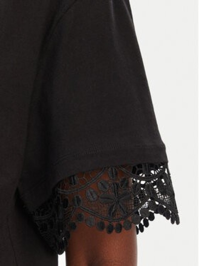 TWINSET T-Shirt 251TT2410 Czarny Relaxed Fit