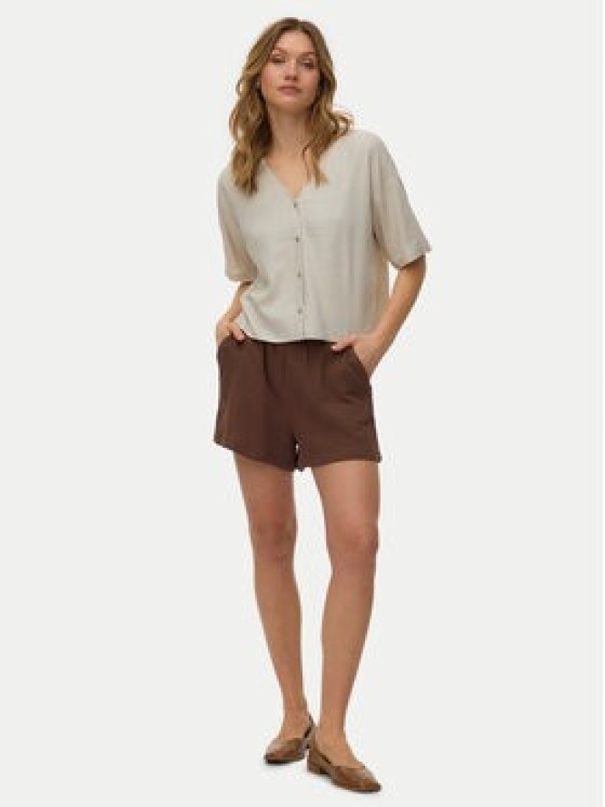 Vero Moda Koszula Rosie 10346914 Beżowy jasny Loose Fit