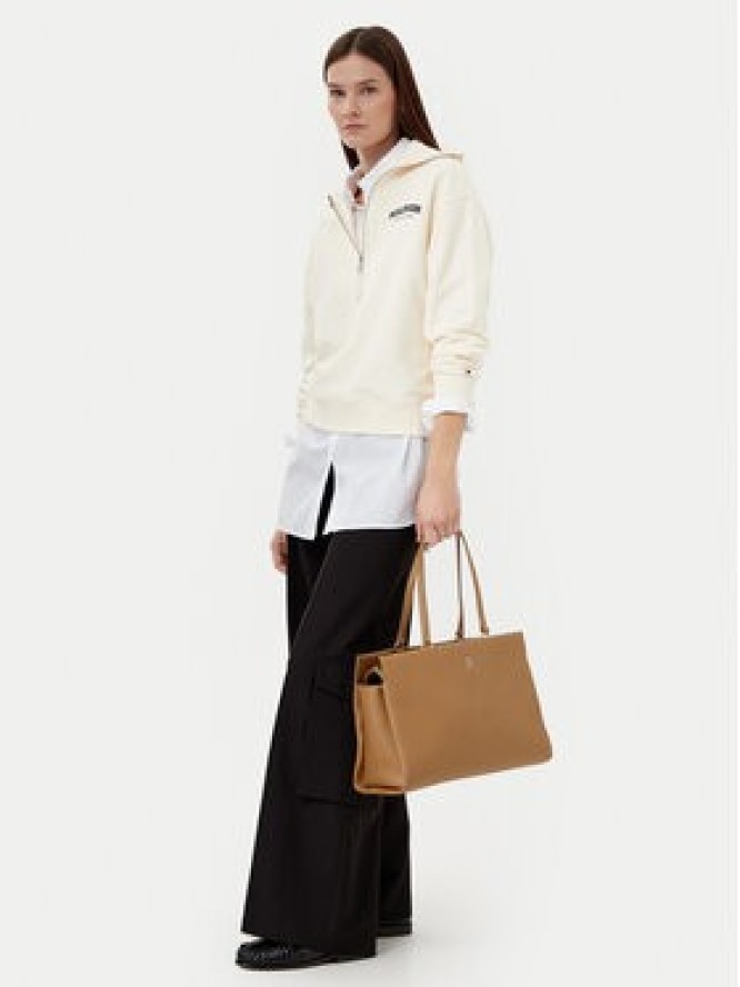 Tommy Hilfiger Torebka Th Legacy Tote AW0AW17197 Brązowy