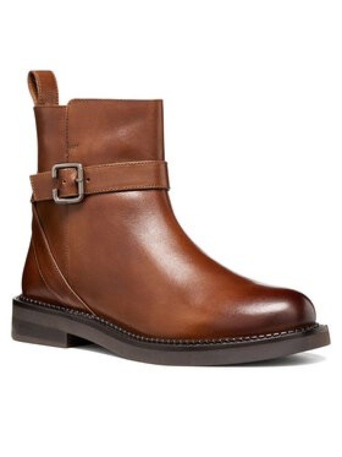 Geox Botki D Serilda D66WYB 43 C6006 Brązowy ciemny