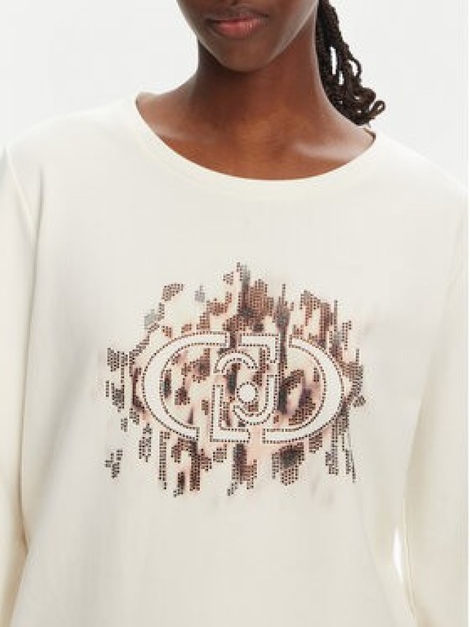 Liu Jo Sport Bluza TA5168 FS090 Écru Regular Fit