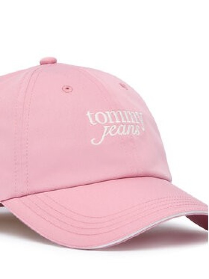 Tommy Jeans Czapka z daszkiem Script AW0AW18973 Różowy jasny