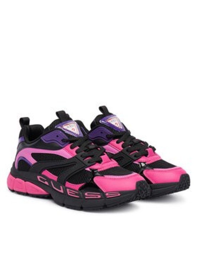 Guess Sneakersy FLFBVL ELE12 Czarny