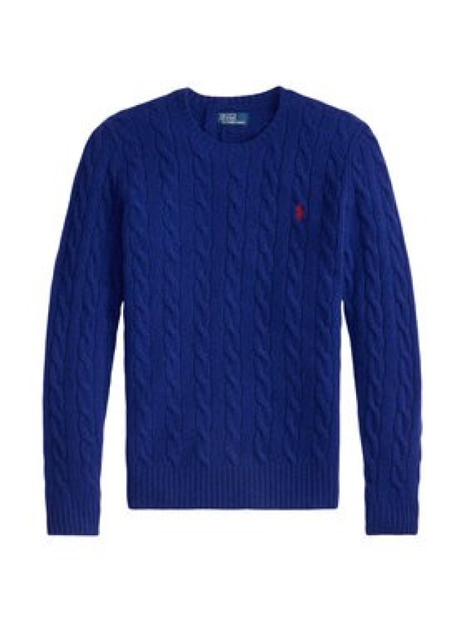 Polo Ralph Lauren Sweter 211971865012 Granatowy Slim Fit