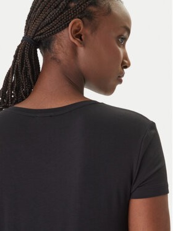 Emporio Armani T-Shirt EW000409 AF19024 UC001 Czarny Regular Fit