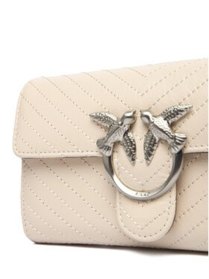 PINKO Torebka Love One Wallet Light AI 25-26 PLTT 105344 A2JC Écru