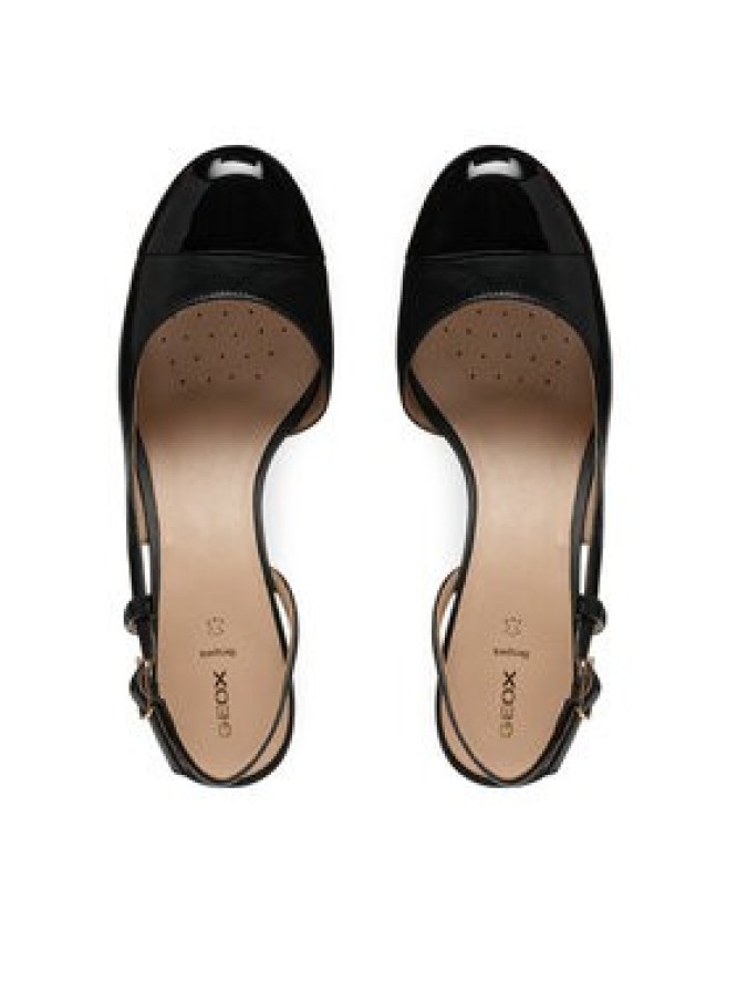 Geox Sandały D Virnilisa 65 D55YYA 0TUHH C9999 Czarny