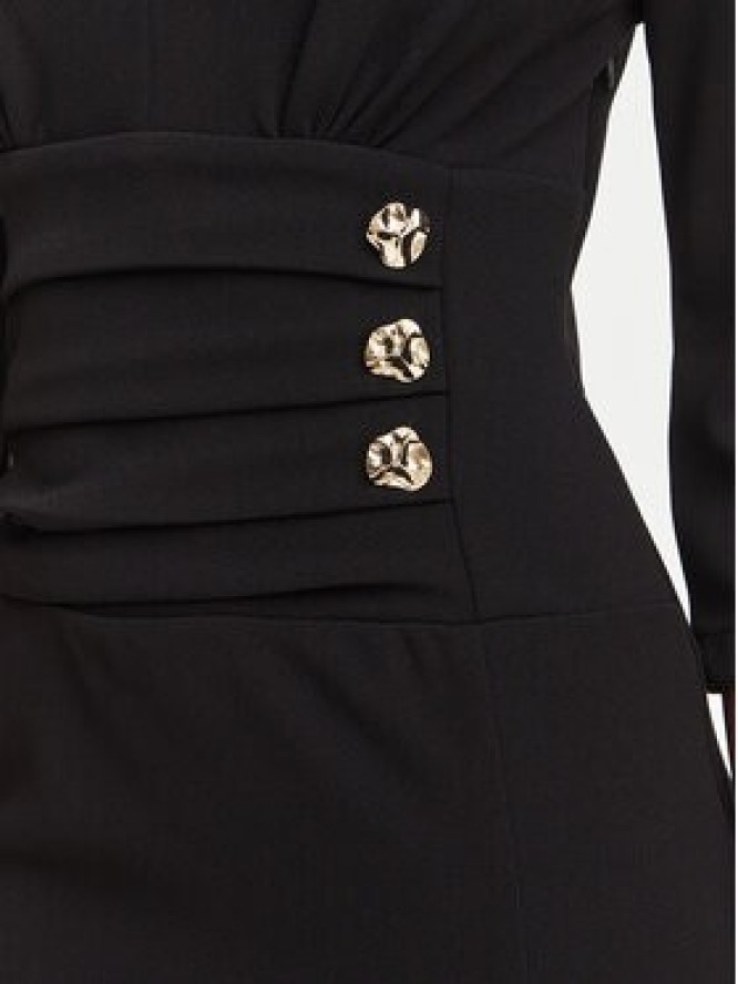 Rinascimento Sukienka koktajlowa CFC0020495002 Czarny Slim Fit