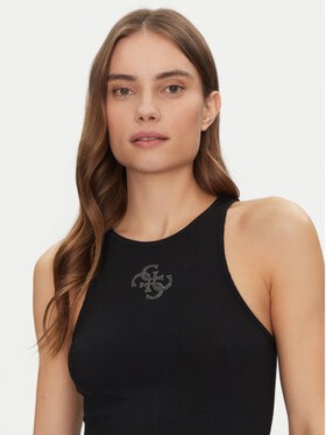 Guess Top W5GP57 KCV52 Czarny Regular Fit