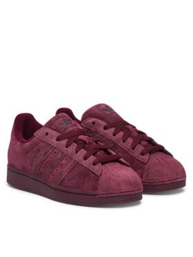 adidas Sneakersy Superstar II KJ4655 Bordowy