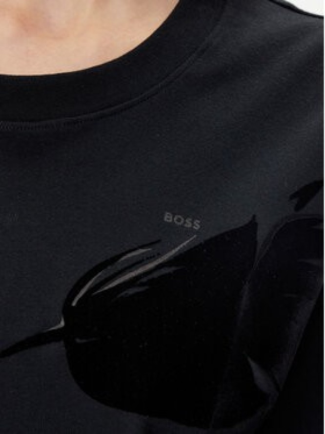 BOSS T-Shirt 50532093 Czarny Relaxed Fit