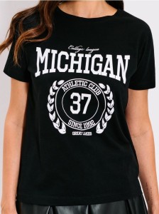 Koszulka z nadrukiem - czarny