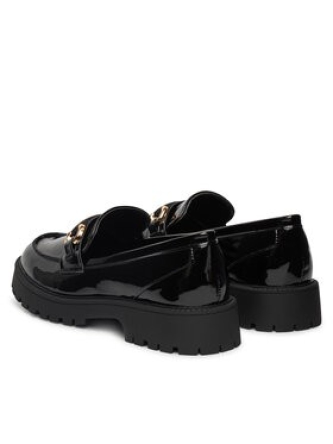 DeeZee Loafersy 23038T235 Czarny