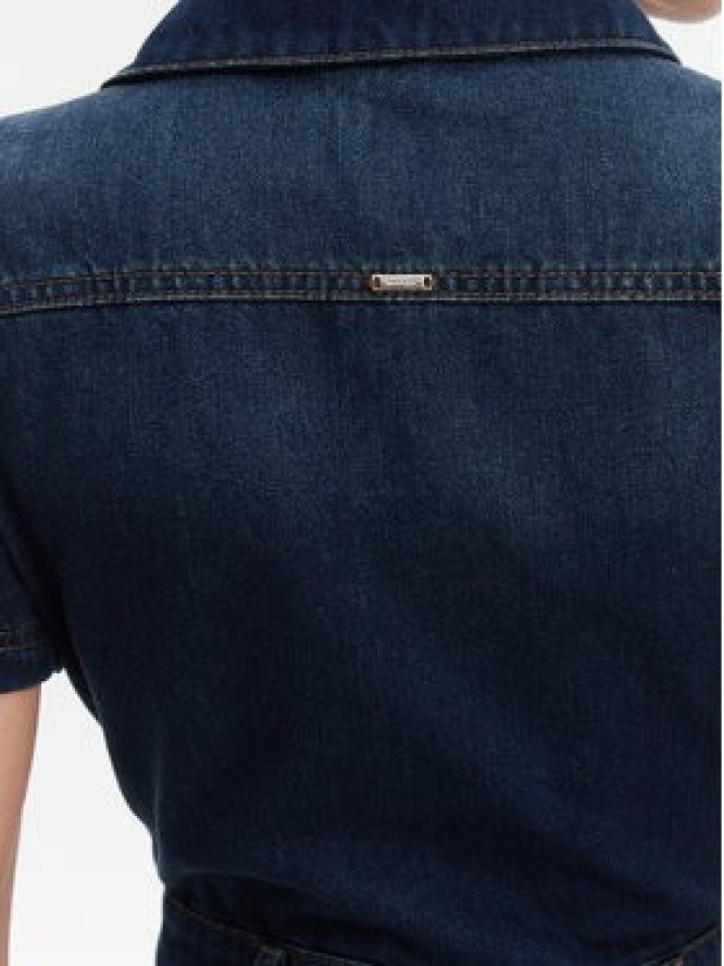 Morgan Sukienka jeansowa 241-ROGLA Niebieski Regular Fit