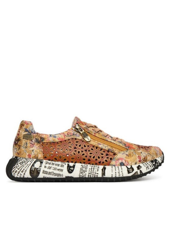 Laura Vita Sneakersy Burton 47 Brązowy