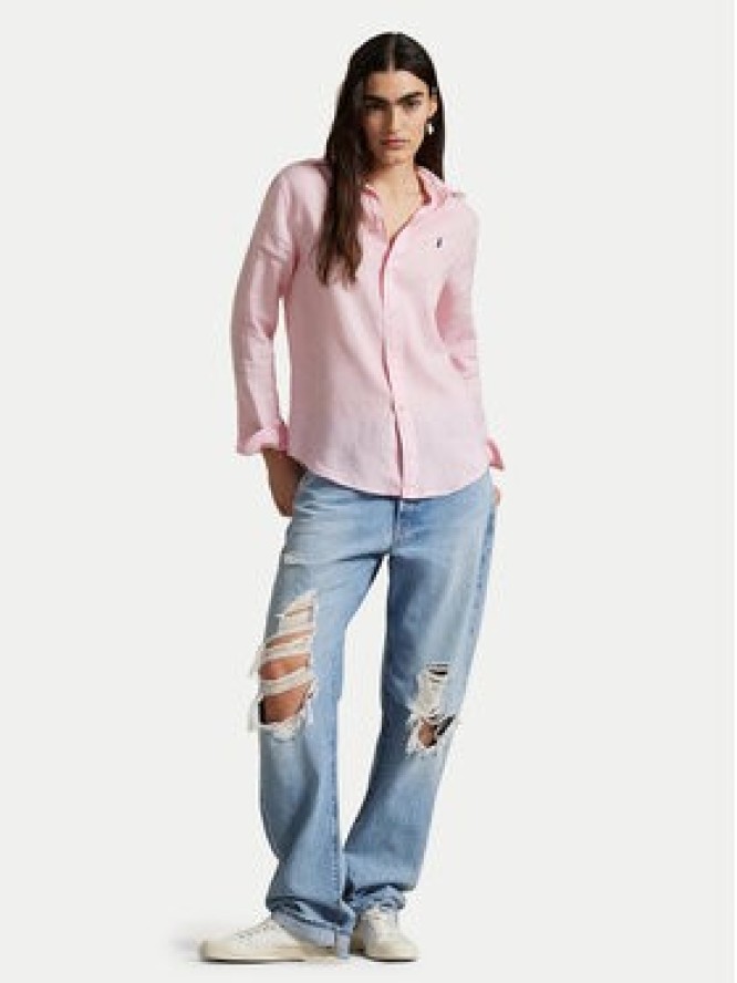 Polo Ralph Lauren Koszula 211970730014 Różowy Classic Fit