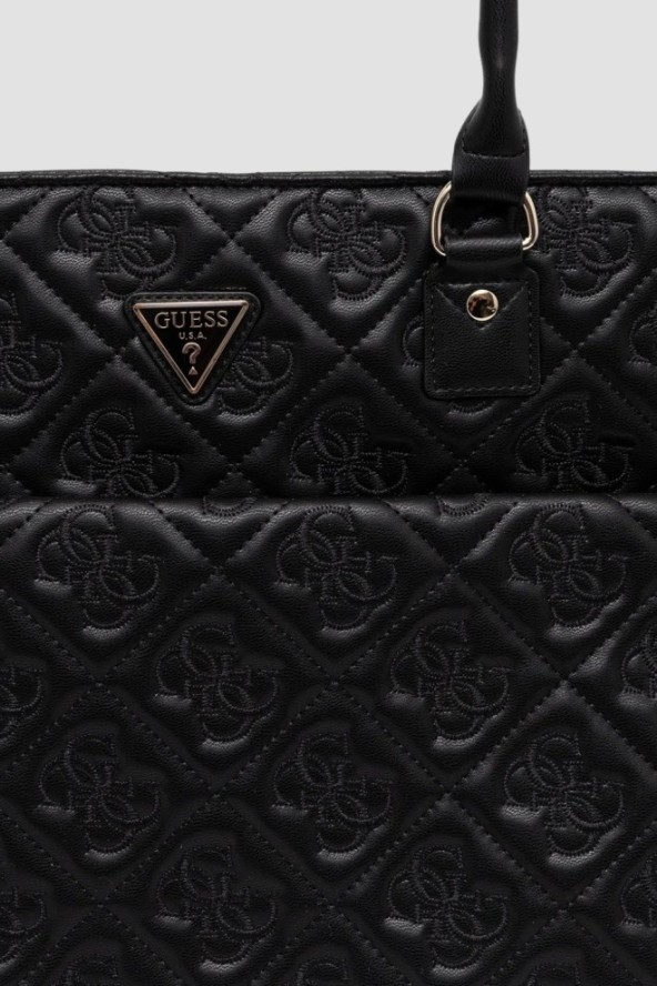 GUESS Czarna damska podróżna torebka Adelasia