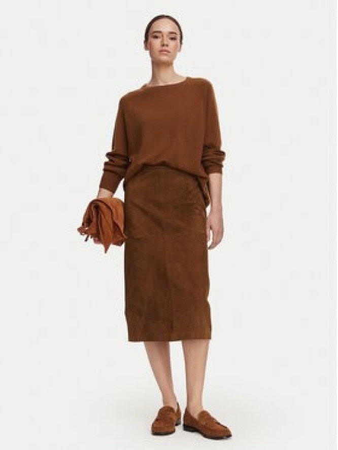 Marella Sweter Olmo1 2623366201 Brązowy Regular Fit